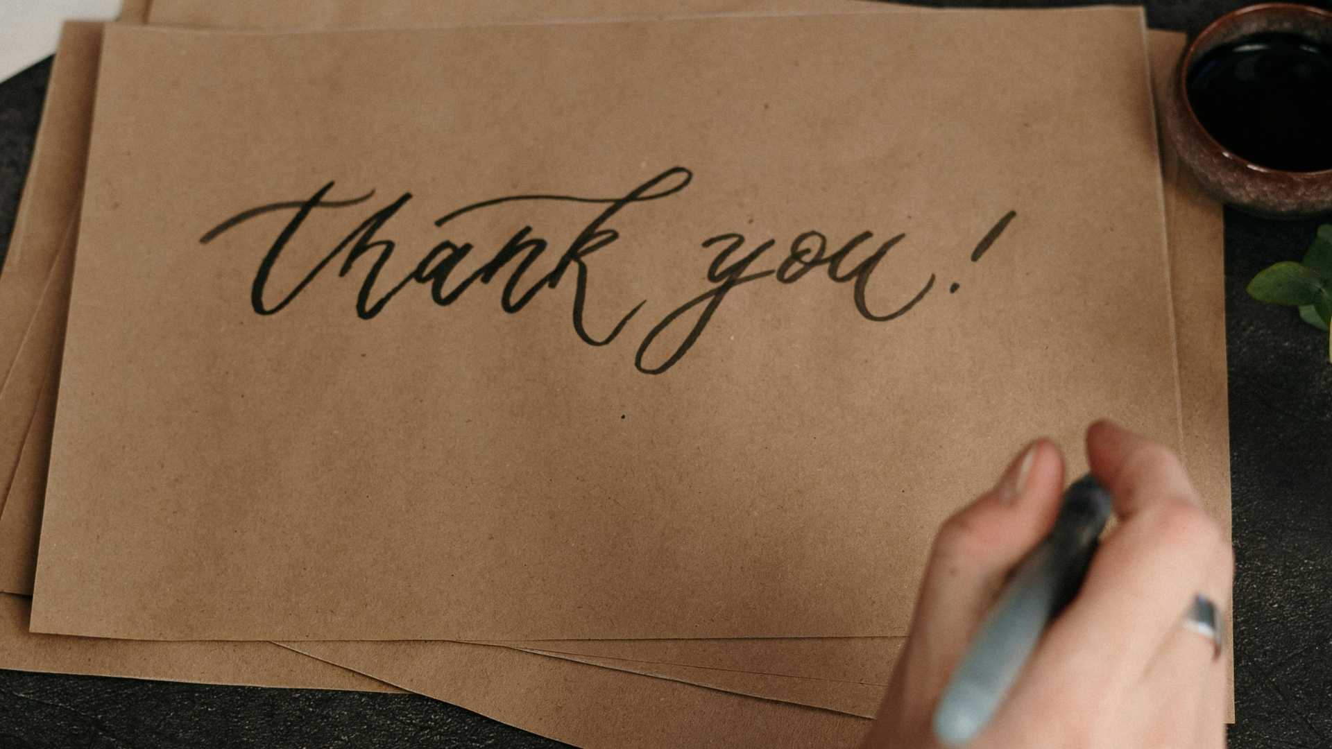 Personalized Thank-Yous
